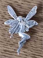 Sterling Fairy Pin/Broach