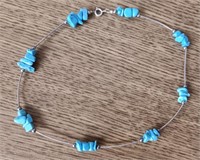 Necklace W/ Turquoise Stones