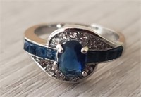 Blue Sapphire 5-Stone Ring