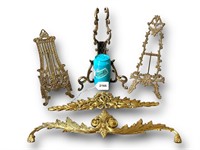 Ornate Book Easels & Wall Decor Pieces