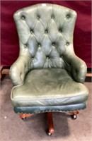 Very Nice Leather Rolling Office Chair