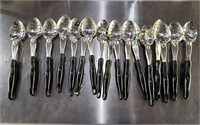 X 17 New Vollrath 14" Slotted Spoons