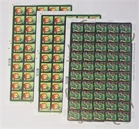 150 (3x50) timbres insectes utiles