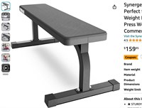 Synergee Flat Bench Workout Bench