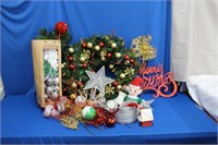 Christmas, ornaments, ribbon, tree toppers,