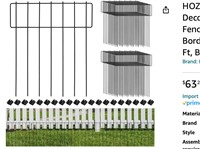 20 PCS Decorative Garden Fence, Decorative Garden