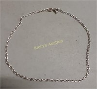 Sterling Bracelet Chain Design 9"