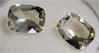 2 scapolite's 1/7 carat & 1.65 carat gemstones
