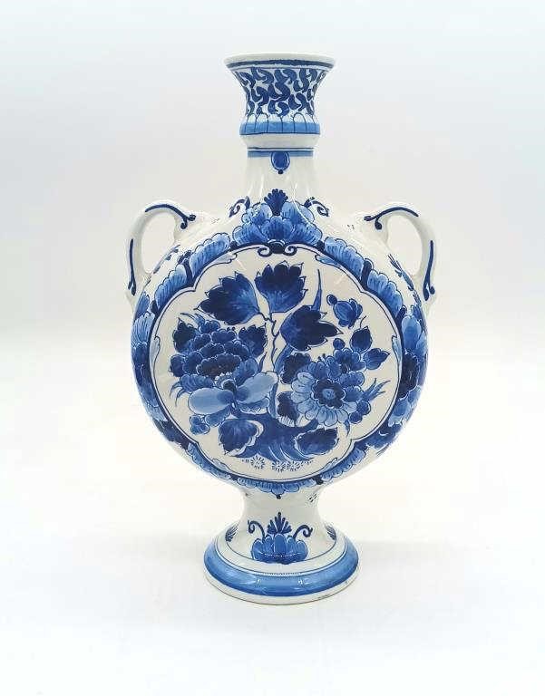 Vintage Royal Delft "Moon" Vase