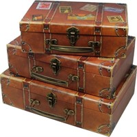 New Decorative Travel Chest Box Set