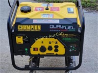 Dual Fuel Generator Propane/Gas Champion Works Gre
