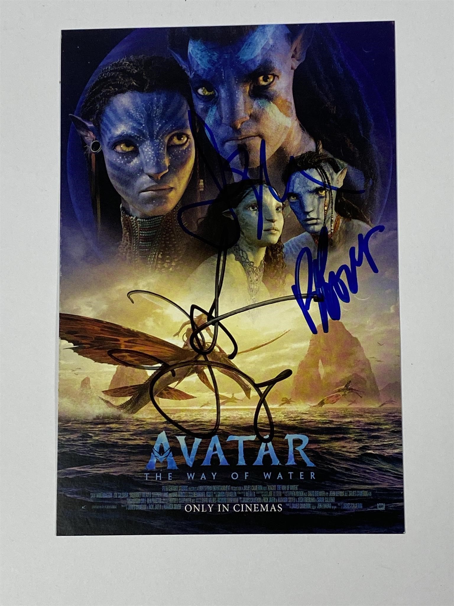 Autograph COA Avatar 2 offical Post Card