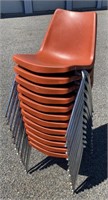 (12) Adult Stacking Chairs
