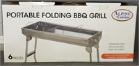 Portable Folding BBQ Grill New In Pkg