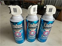 Lot of Endust Electronic Duster Cans