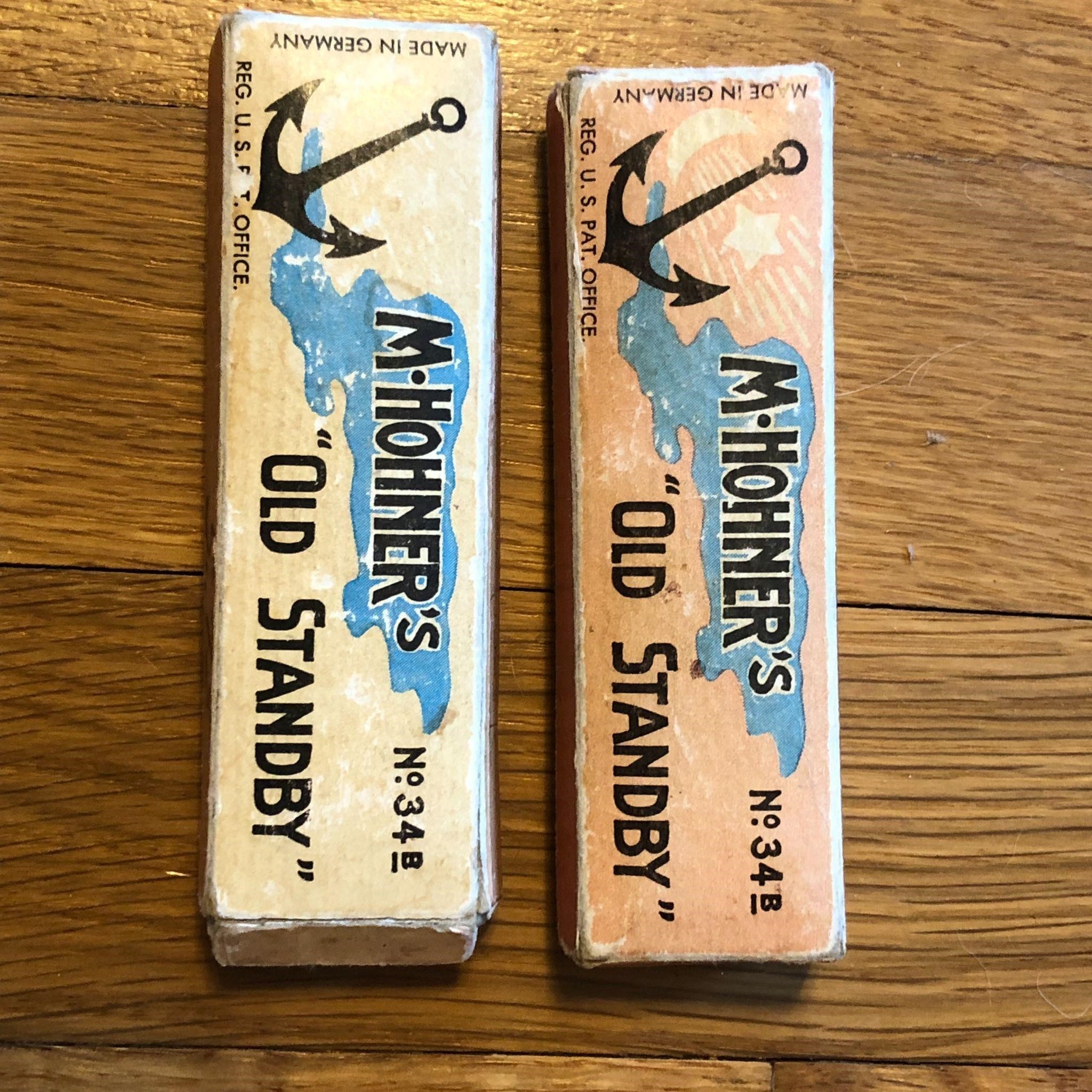(2) M Hohners Old Standby Harmonicas