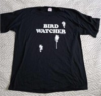 C9) Men's XL bird watcher T-shirt