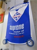 Vintage Skelly Supreme Motor Oil Poster 43" x 27"
