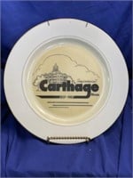 Carthage Illinois Sesquicentennial plate