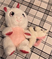 C11) unicorn stuffed animals 
no issues smoke