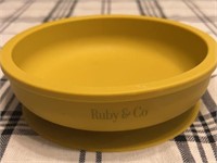 C11) ruby & co silicone suction bowl for babies &