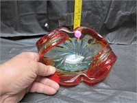 Vintage Art Glass Bowl 8" x 4"