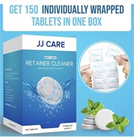 150 pcs JJ CARE Retainer Cleaner Tablets Denture