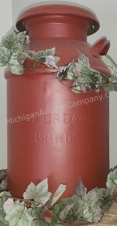 Group of Four Large Vintage Milk Cans