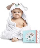 ($85) FOREVERPURE Baby Hooded Towel 100% Org