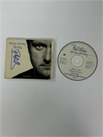 Autograph COA Phil Collins CD