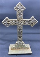 Table Top Baroque Style Cross