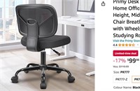 Primy Desk Office Chair Armless, Home Office