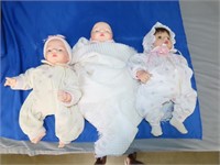 3 Nice Realistic Baby Dolls