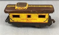 O gauge metal Union Pacific caboose car