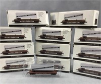11 count N gauge Southern Pacific piggy back rail