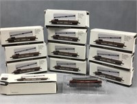 11 count N gauge Southern Pacific piggy back rail