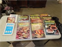 Table Lot of Southern Living Recipe Books