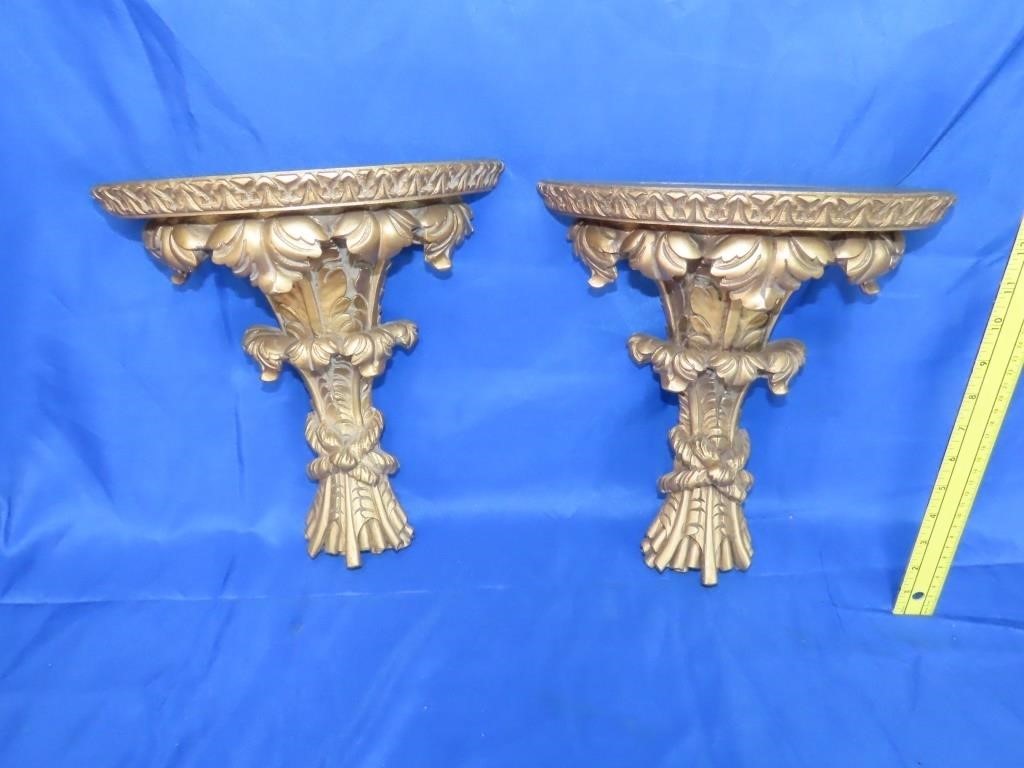Pair of Wall Sconces Corbels