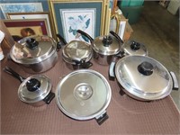 Set of Royal Queen Stainless Pots / Pans