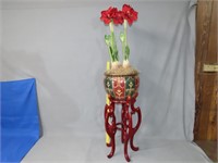 Asian Style Planter on Stand