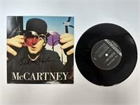 Autograph COA Paul McCartney Vinyl
