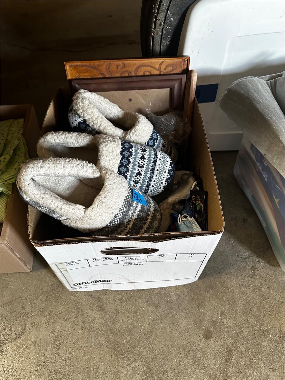 Box: Slippers, Misc.