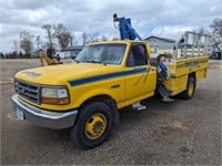 1993 Ford Diesel Service Truck, 5 speed manual