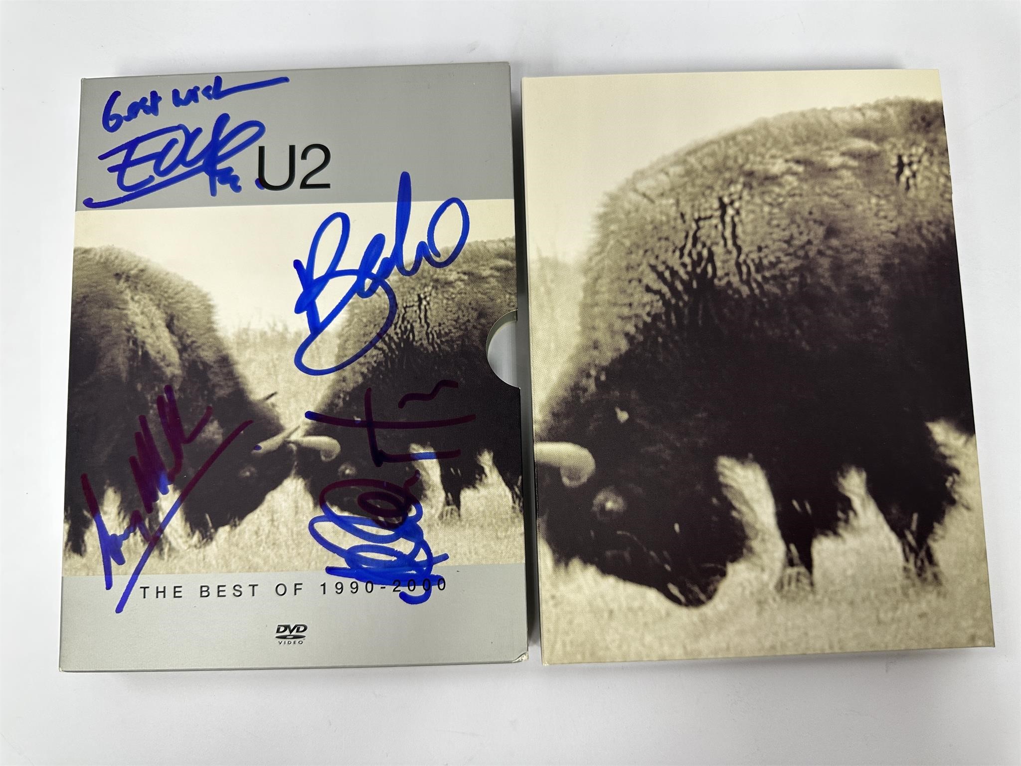 Autograph COA U2 DVD