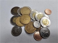 $20 +/- Canada Coins