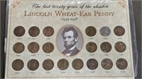 Lincoln Wheat Penny Set