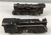 O gauge steam locomotive parts missing on both of