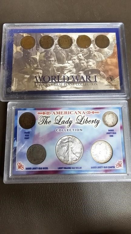 Lady Liberty & Wheat cents