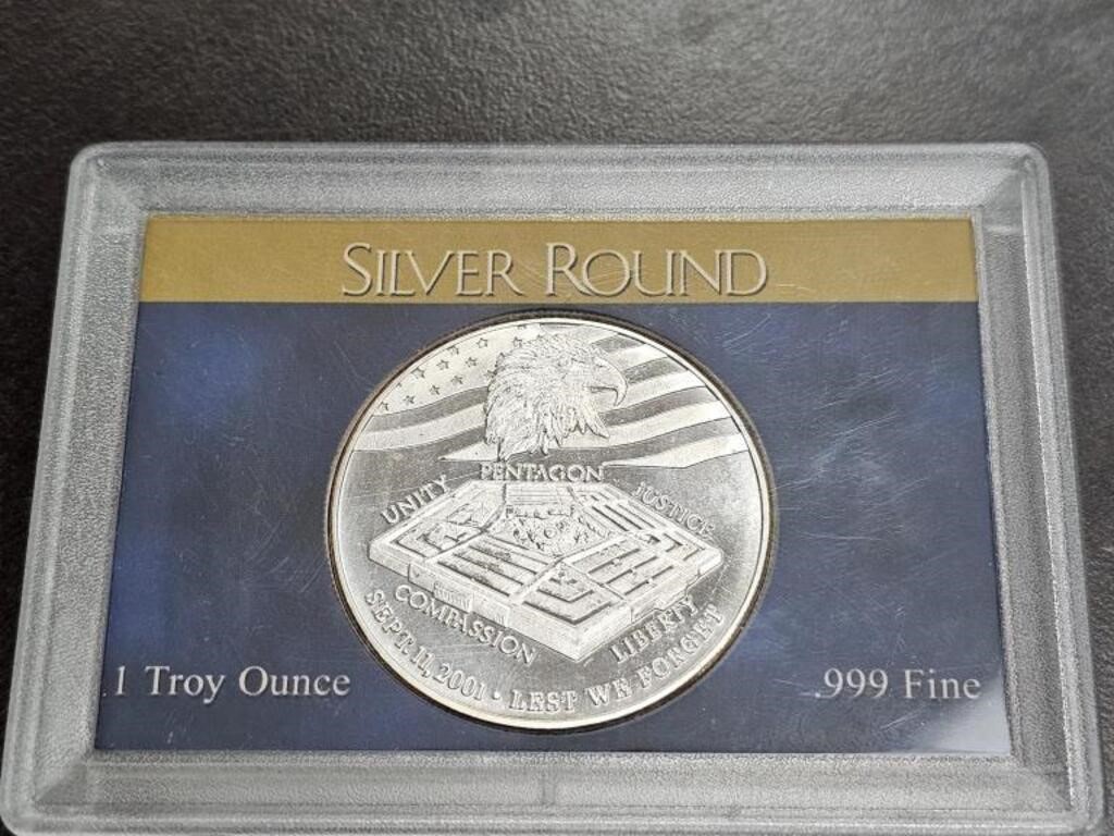 1oz .999 Silver Round