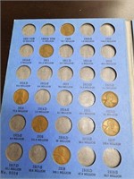 Book 1 Lincoln Cents Incomplete